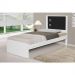 Cama Barcelona Solteiro Branco/Preto - Tebarrot
