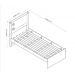 Cama Barcelona Solteiro Nature C/ Auxiliar - Tebarrot