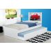 Cama Bibox Solteiro Carro Classic Red com Colchões