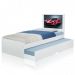 Cama Bibox Solteiro Carro Sport Vermelho