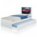 Cama Bibox Solteiro Carro Sport Vermelho Colchões