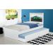 Cama Bibox Solteiro Carro Verde Veloz com Colchões