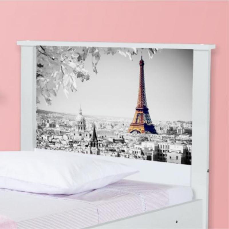 Cama Bibox Solteiro Cidade Paris com Colchões