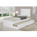 Cama De Solteiro Bibox Barcelona Branco - Tebarrot