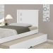 Cama De Solteiro Bibox Barcelona Branco - Tebarrot
