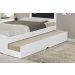 Cama De Solteiro Bibox Barcelona Branco Com Preto - Tebarrot