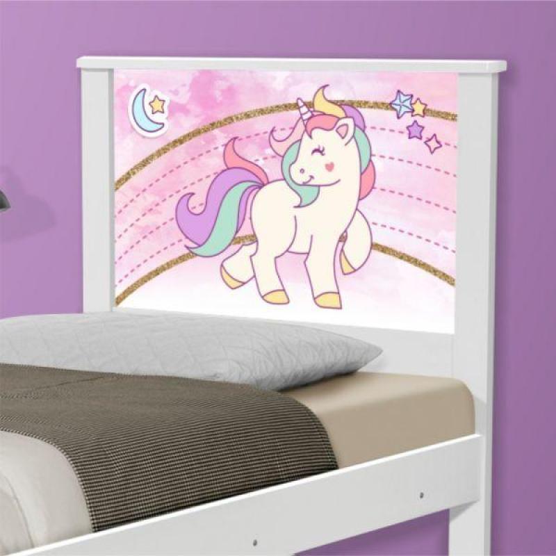 Cama Juvenil Barcelona Unicórnio com Colchão