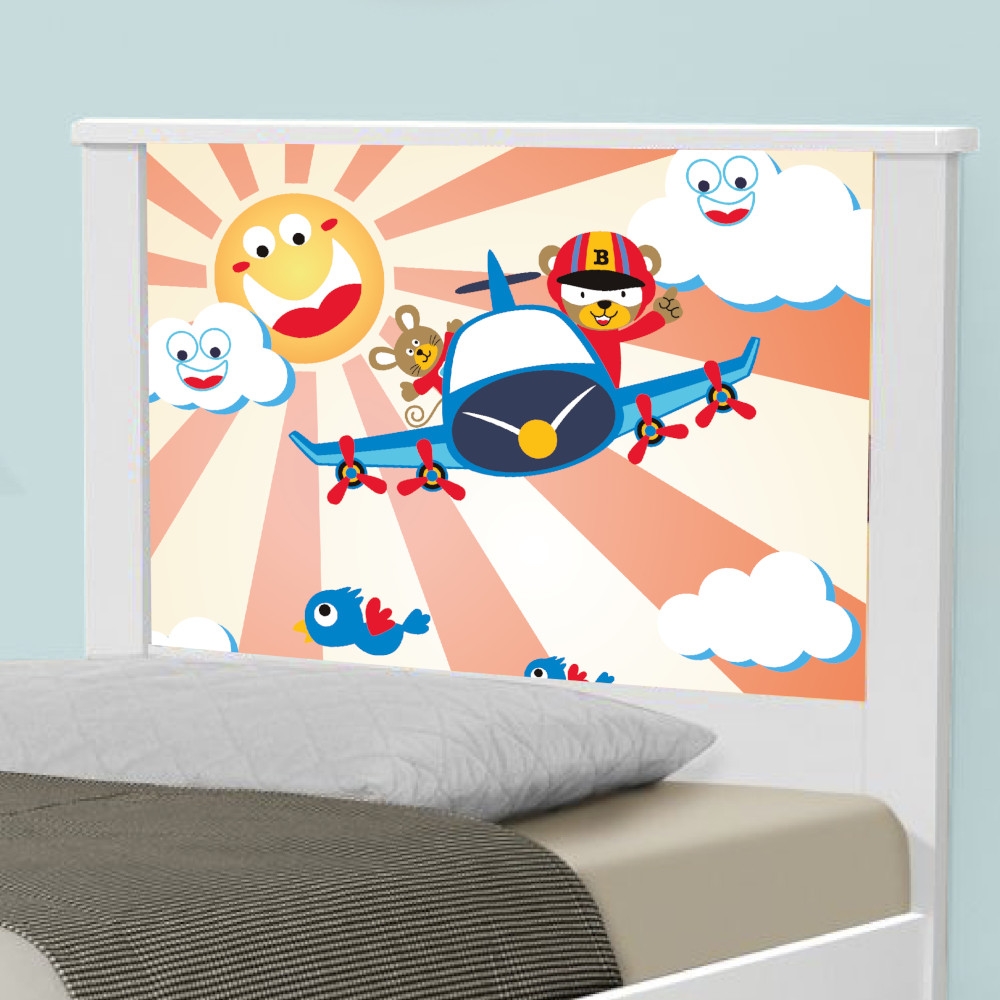 Cama Solteiro Adesivada Patrulha Ursinhos