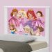 Cama Solteiro Adesivada Princesinhas