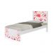 Cama Solteiro Adesivada Rosas