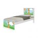 Cama Solteiro Adesivada Safari Girafa com Colchão