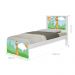 Cama Solteiro Adesivada Safari Girafa com Colchão