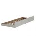 Cama Solteiro Alicante Off White com Auxiliar e Colchões