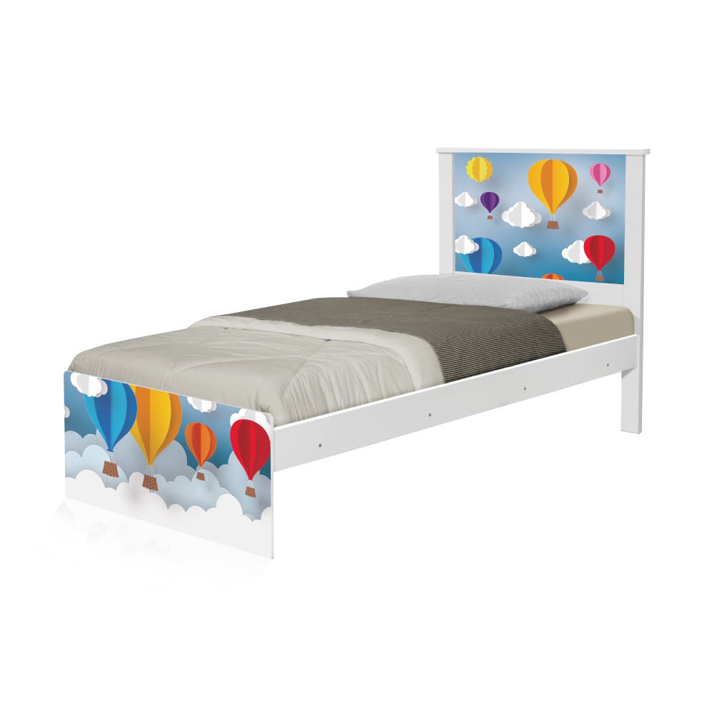 Cama Solteiro Balão com Colchão