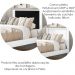 Cama Solteiro Barcelona Branco Branco Preto Tebar