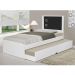 Cama Solteiro Bibox Barcelona Flex Branco/ Preto - Tebarrot