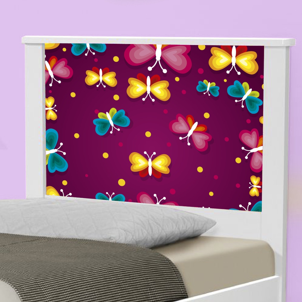 Cama Solteiro Borboletas com Colchão