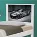 Cama Solteiro Carro Sport Chumbo com Colchão