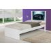 Cama Solteiro Carro Sport Raio Azul com Colchão