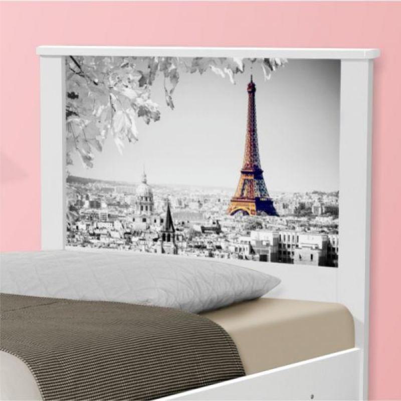 Cama Solteiro Cidade Paris com Colchão
