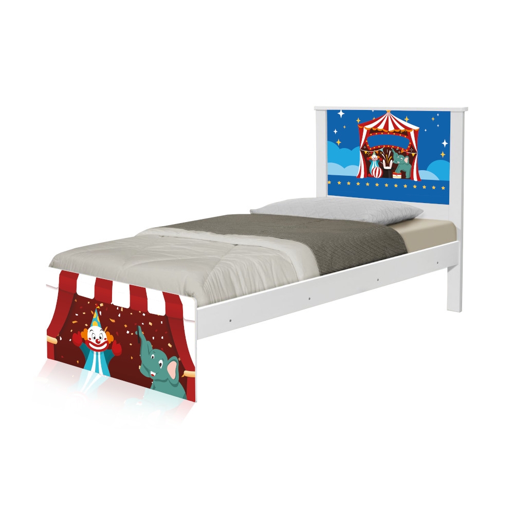 Cama Solteiro Circo com Colchão