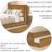 Cama Solteiro Com Auxiliar Barcelona Nature Tebar
