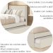 Cama Solteiro Com Auxiliar Barcelona Off White Nature Tebar