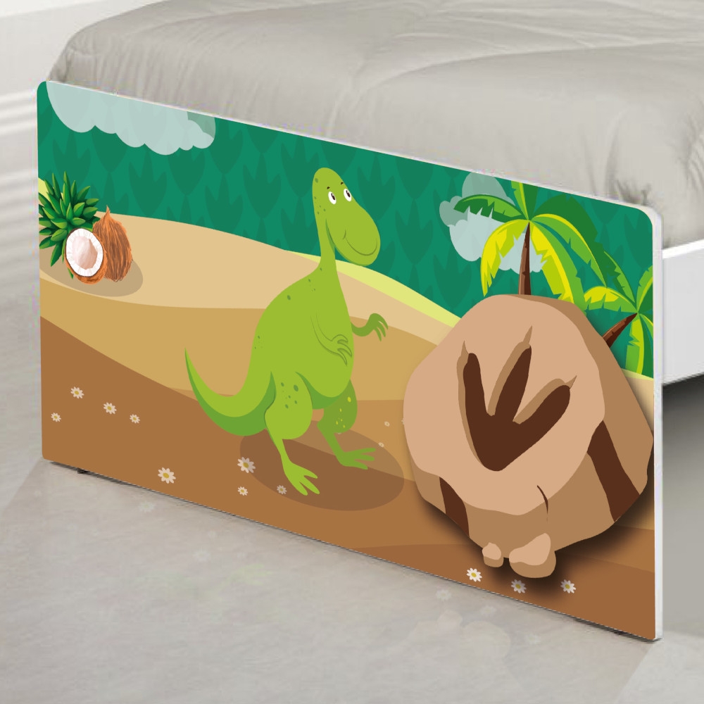 Cama Solteiro Dinossauro com Colchão