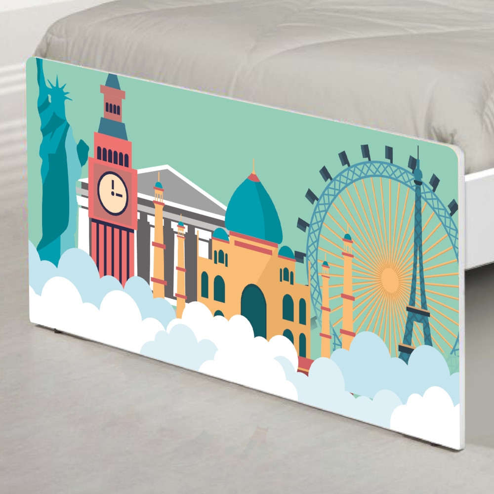 Cama Solteiro Mundo Viagens com Colchão