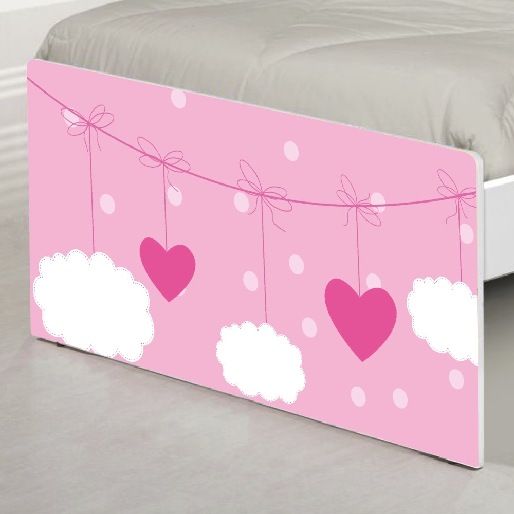 Cama Solteiro Nuvens Menina