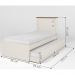Cama Solteiro Roberta Auxiliar Off White Madeira