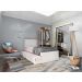 Cama Solteiro Roberta Auxiliar Off White Madeira