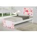 Cama Solteiro Rosas com Colchão