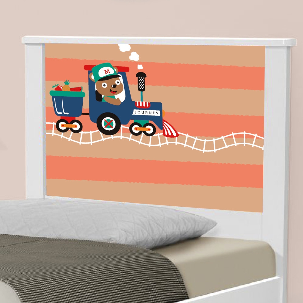 Cama Solteiro Trenzinho com Colchão