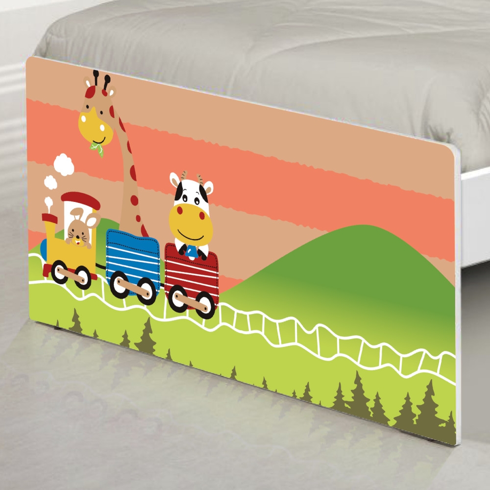 Cama Solteiro Trenzinho com Colchão