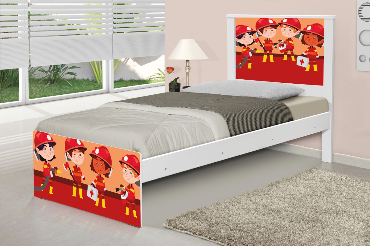 Cama Solteiro Tropa de Bombeiros