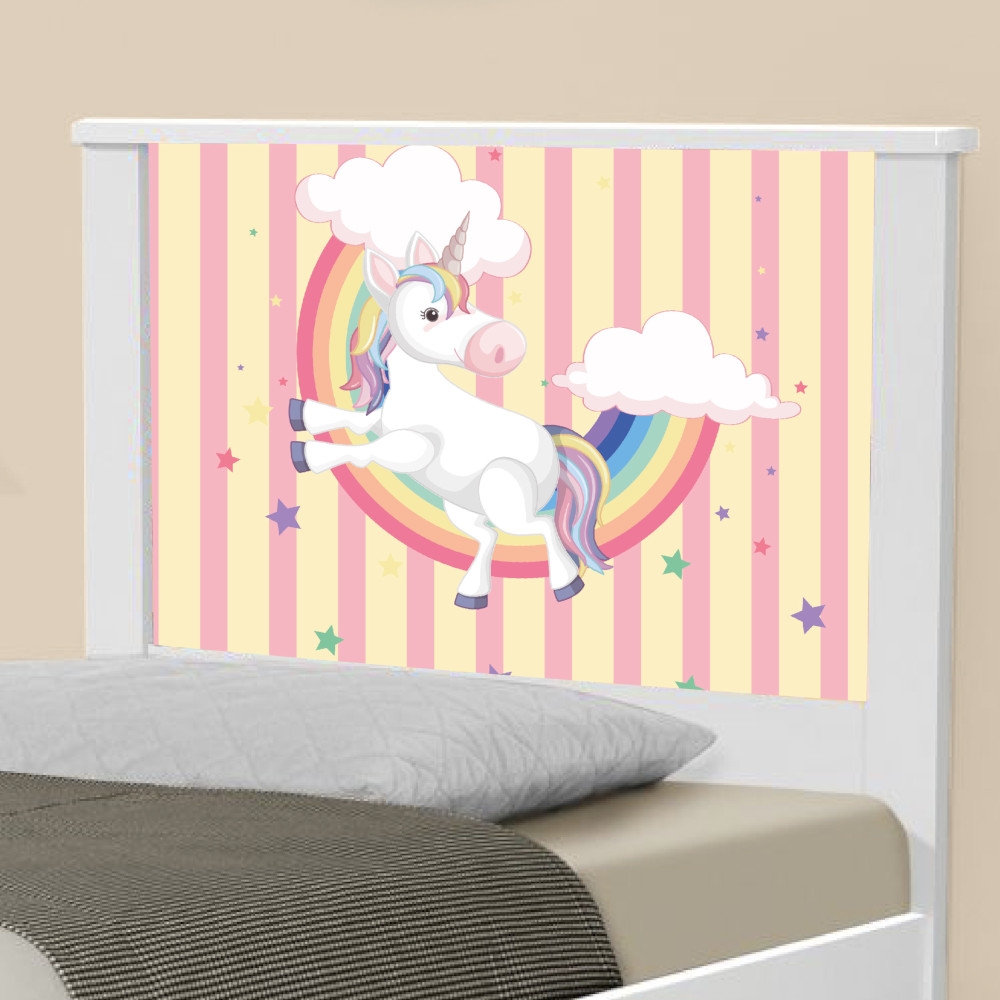 Cama Solteiro Unicórnio Meigo com Colchão