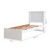 Cama com Cama Auxiliar Barcelona Flex Branca e Preta