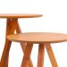 Conjunto com 2 Mesas Laterais Classic Amêndoa