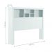 Conjunto de Cabeceira com Mezanino Lateral Lincoln Branco Nature