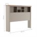 Conjunto de Cabeceira com Mezanino Lateral Lincoln Off White Nature