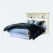 Conjunto de Cabeceira com Mezanino Lateral Lincoln Off White Nature