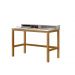 Escrivaninha California Off White/Nature - Tebarrot