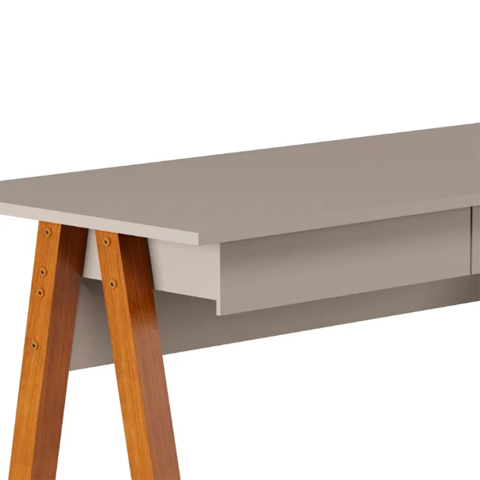 Escrivaninha Old 2 GV Off White e Amêndoa