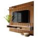 Home Para Sala De Estar 250cm TV 75 Polegadas 61X Off White Nature Tebar