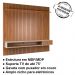 Home Para Sala De Estar 250cm TV 75 Polegadas 61X Off White Nature Tebar