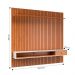Home Ripado Para TV 65 Polegadas Estoril Off White Nature