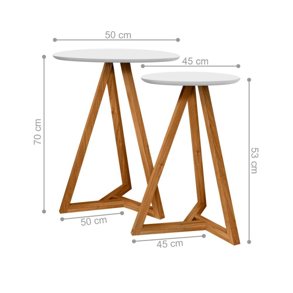 Jogo de Cabeceira com Mezanino Lateral Cambridge Branco Nature
