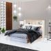 Jogo de Cabeceira com Mezanino Lateral Cambridge Off White Nature