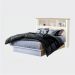 Jogo de Cabeceira com Mezanino Lateral Cambridge Off White Nature
